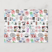 Muster der Briefmarke Postkarte (Vorderseite)