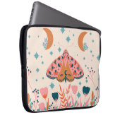 Muster der Bright Folk Art Moths Laptopschutzhülle (Vorne Rechts)