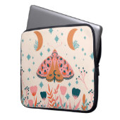 Muster der Bright Folk Art Moths Laptopschutzhülle (Vorderseite Links)