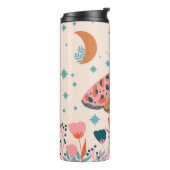 Muster der Bright Folk Art Moths Thermosbecher (Nach links gedreht)