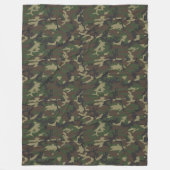 Muster der Camouflage Fleecedecke (Vorderseite)