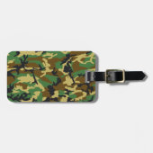 Muster der Camouflage Gepäckanhänger (Vorderseite horizontal)