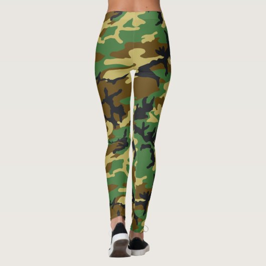Muster der Camouflage Leggings (Rückseite)
