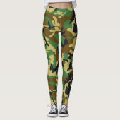 Muster der Camouflage Leggings (Vorderseite)