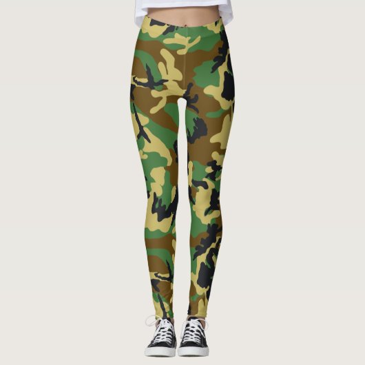 Muster der Camouflage Leggings (Vorderseite)