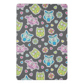 Muster der Cartooneulen Mini Klemmbrett (Rückseite)