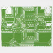 Muster der Computerplatine Fleecedecke (Vorderseite (Horizontal))