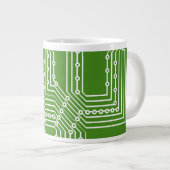 Muster der Computerplatine Jumbo-Tasse (Vorderseite Rechts)
