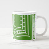 Muster der Computerplatine Jumbo-Tasse (Rechts)