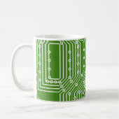 Muster der Computerplatine Kaffeetasse (Links)