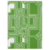 Muster der Computerplatine Klemmbrett (Rückseite)