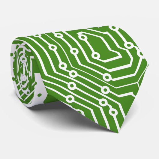 Muster der Computerplatine Krawatte (Gerollt)