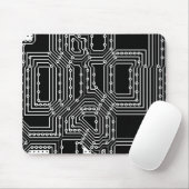 Muster der Computerplatine Mousepad (Mit Mouse)