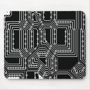 Muster der Computerplatine Mousepad