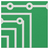 Muster der Computerplatine Stoff (Nahaufnahme)