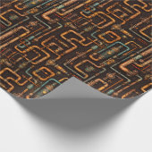 Muster der Dampfrohrleitungen Geschenkpapier (Ecke)