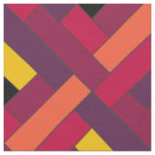 Muster der diagonalen Geometrie Stoff (Nahaufnahme)