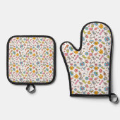 Muster der Dog Vet Ofenhandschuh & Topflappen-Set (Vorderseite)