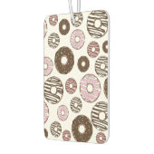 Muster der Donuts, rosa Donuts, braune Donuts Autolufterfrischer (Links)