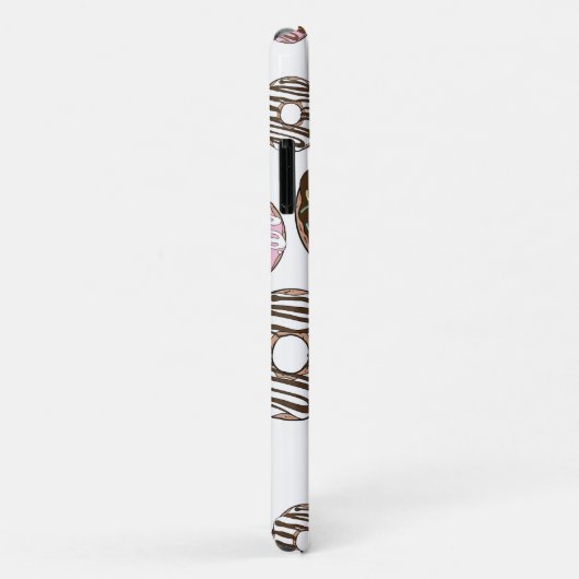 Muster der Donuts, rosa Donuts, braune Donuts Case-Mate iPhone Hülle (Hinten/Rechts)