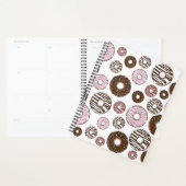 Muster der Donuts, rosa Donuts, braune Donuts Planer (Anzeige)