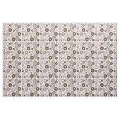 Muster der Donuts, rosa Donuts, braune Donuts Stoff (Yard (91,4 cm))