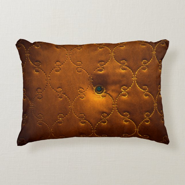 Muster der echten Ledertür Polstertür, gehen Dekokissen (Vorderseite)