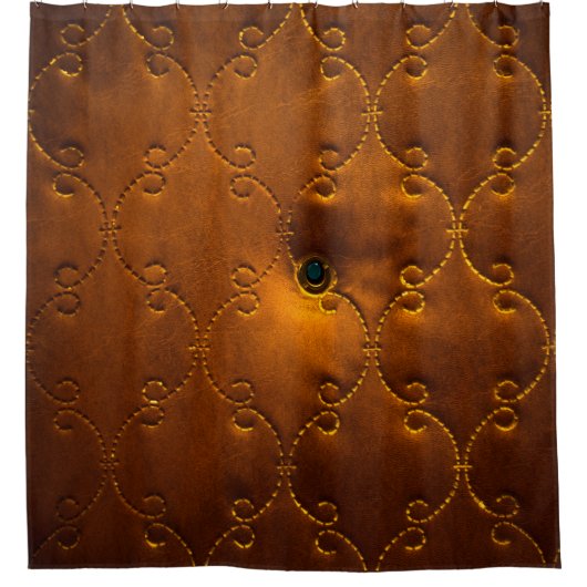 Muster der echten Ledertür Polstertür, gehen Duschvorhang (Vorderseite)