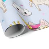 Muster der Einhorn-Liebe Geschenkpapier (Rolleneckpunkt)