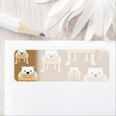 Muster der englischen Bulldogs von Fawn auf Brown. (Insitu)