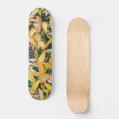 Muster der fallenden Blätter Skateboard (Vorderseite)