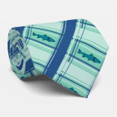 Muster der Fangroden Krawatte (Gerollt)