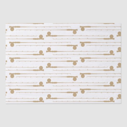 Muster der Fangroden Seidenpapier (Vorderseite)