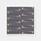 Muster der Fangroden Serviette (Vorderseite)