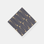 Muster der Fangroden Serviette (Ecke)