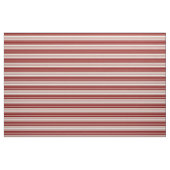 Muster der farbigen Linien Beige & Maroon Stoff (Fat Quarter (45,7 x 55,9 cm))