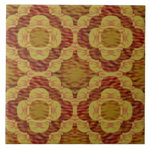 Muster der Feuerring-Liebe Fliese