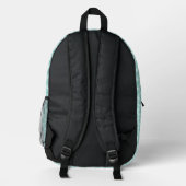 Muster der Fischskala Bedruckter Rucksack (Rückseite)