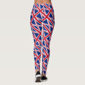 Muster der Flagge des Vereinigten Königreichs Leggings (Rückseite)