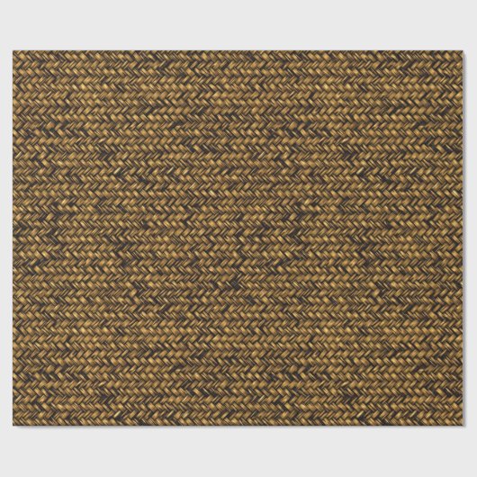 Muster der Flechtkörbe Geschenkpapier (Flach)