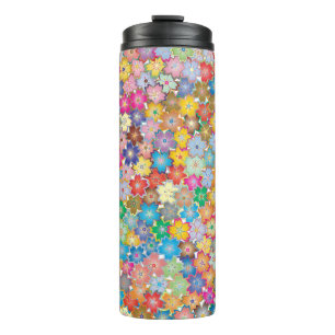 Muster der floralen Blume Thermosbecher