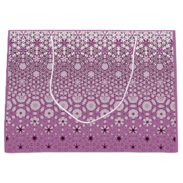 Muster der floralen Metamorphose Große Geschenktüte