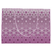 Muster der floralen Metamorphose Große Geschenktüte (Rückseite)