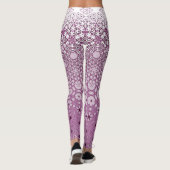 Muster der floralen Metamorphose Leggings (Rückseite)
