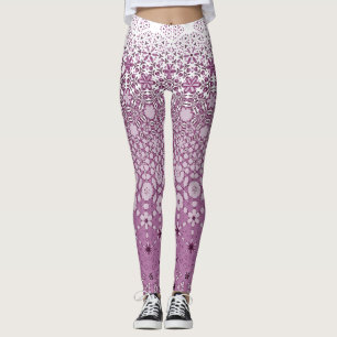 Muster der floralen Metamorphose Leggings