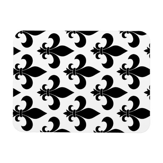 Muster der französischen Lilie Magnet (Horizontal)