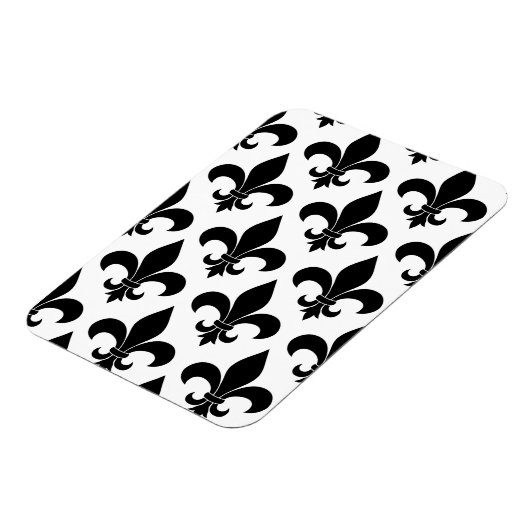 Muster der französischen Lilie Magnet (Linke Seite)