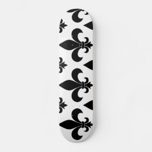 Muster der französischen Lilie Skateboard