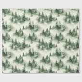 Muster der französischen Toilbaumen Geschenkpapier (Flach)
