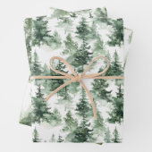 Muster der französischen Toilbaumen Geschenkpapier Set (Beispiel)